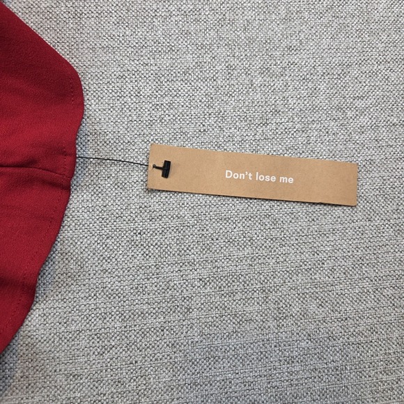 Reformation Lawrence Crimson High Slit One Shoulder Midi Dress Size 8 Sexy NEW - Picture 9 of 13